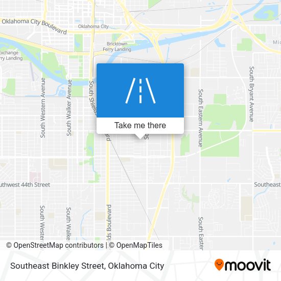 Southeast Binkley Street map