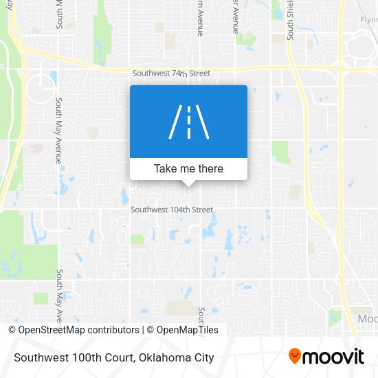 Mapa de Southwest 100th Court