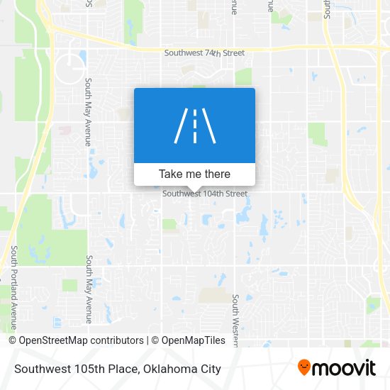 Mapa de Southwest 105th Place