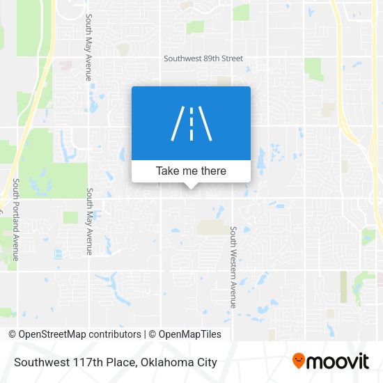 Mapa de Southwest 117th Place