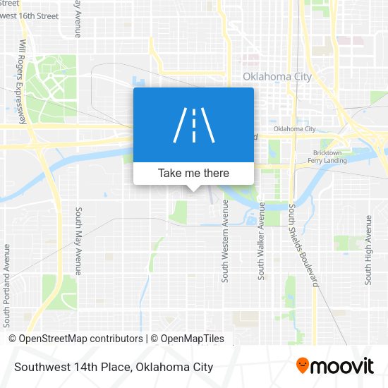 Mapa de Southwest 14th Place