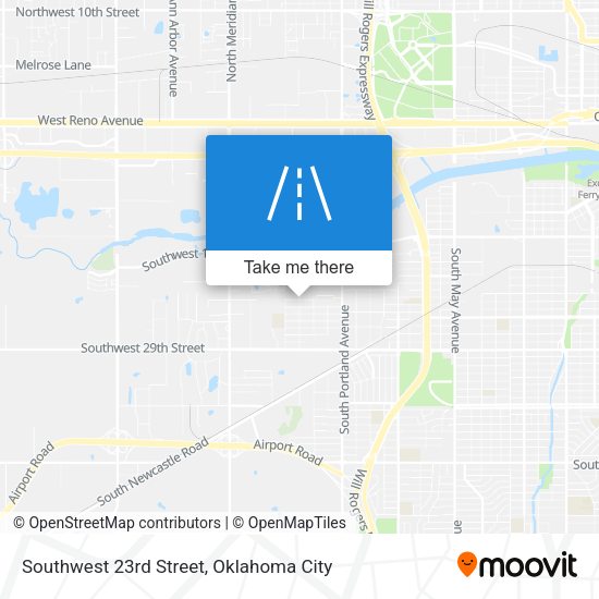 Southwest 23rd Street map