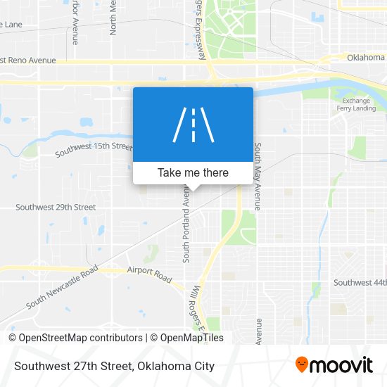 Southwest 27th Street map