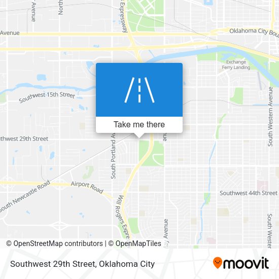 Southwest 29th Street map