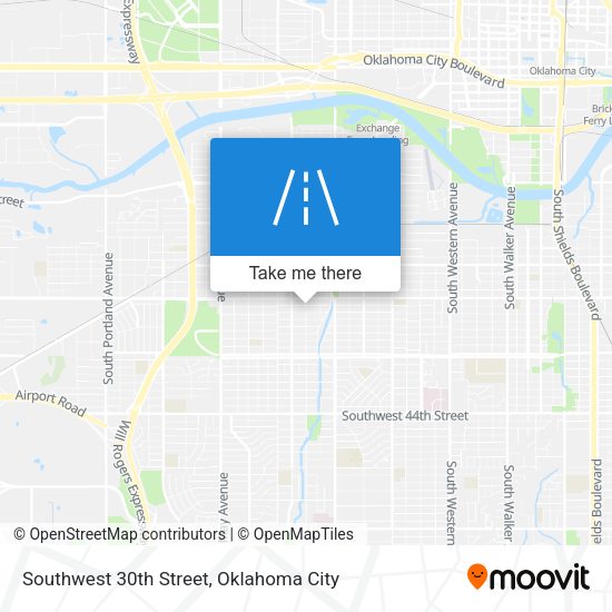 Mapa de Southwest 30th Street