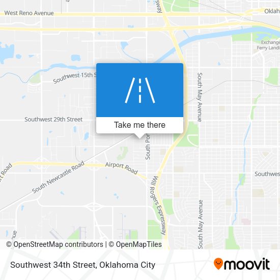 Mapa de Southwest 34th Street