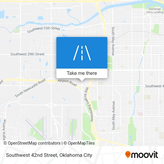 Southwest 42nd Street map