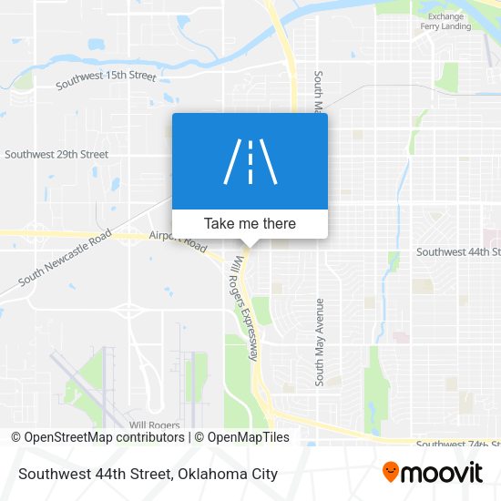 Southwest 44th Street map