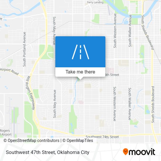 Mapa de Southwest 47th Street