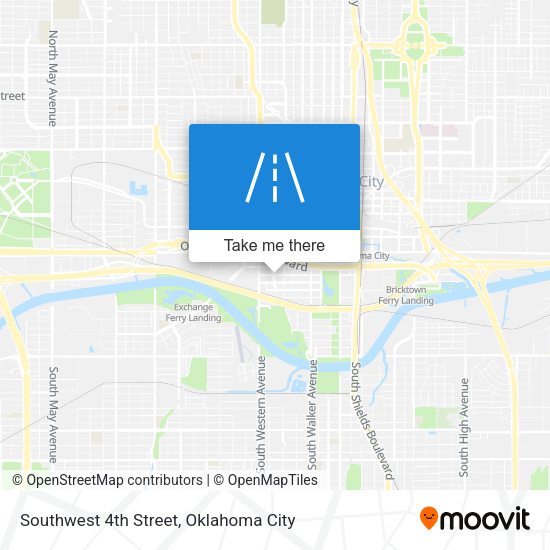 Southwest 4th Street map