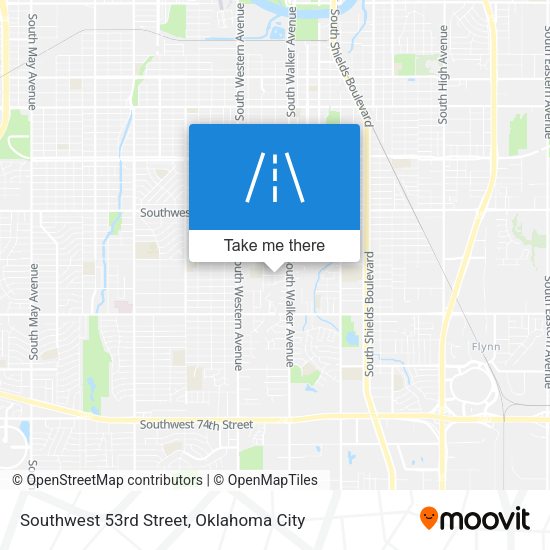 Mapa de Southwest 53rd Street