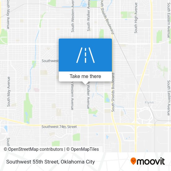 Mapa de Southwest 55th Street