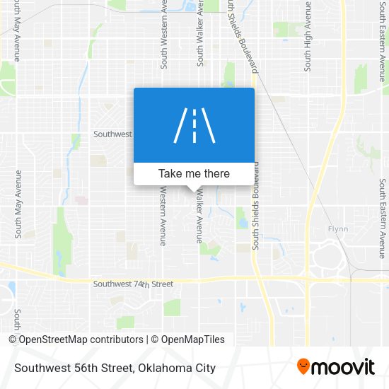 Southwest 56th Street map