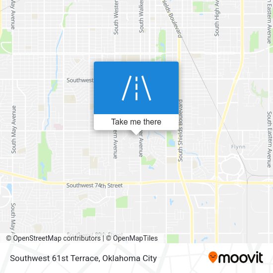 Mapa de Southwest 61st Terrace