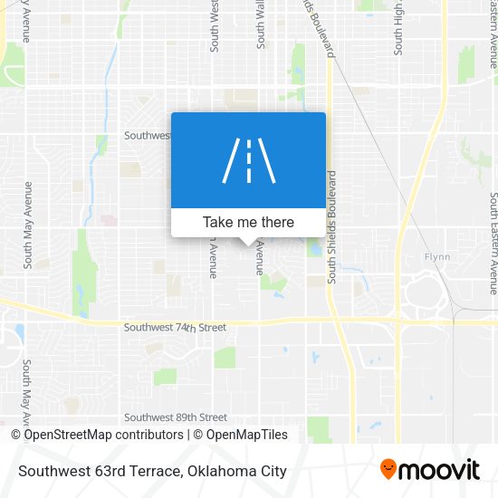 Southwest 63rd Terrace map