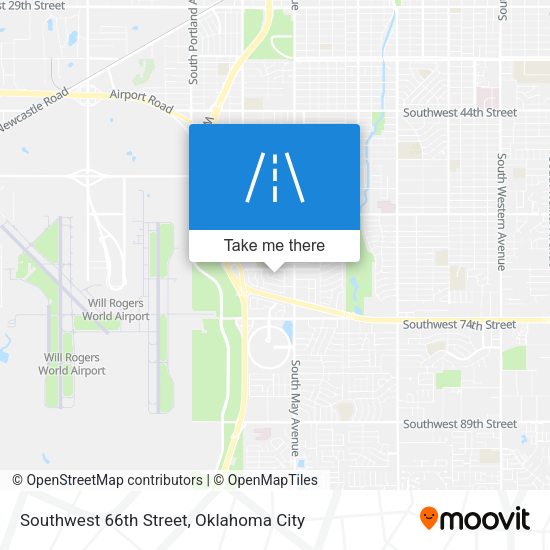 Mapa de Southwest 66th Street