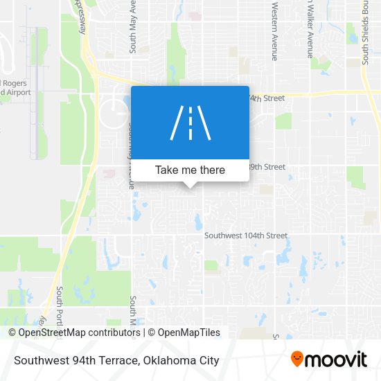 Southwest 94th Terrace map