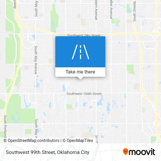 Mapa de Southwest 99th Street