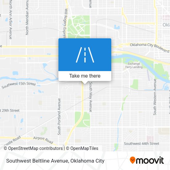 Mapa de Southwest Beltline Avenue