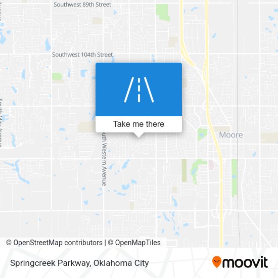 Springcreek Parkway map
