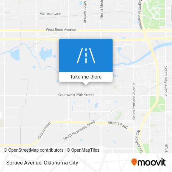 Mapa de Spruce Avenue