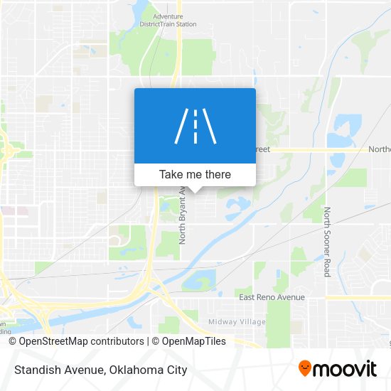 Standish Avenue map