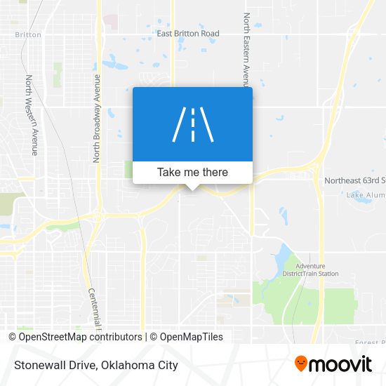 Stonewall Drive map