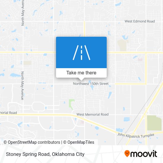 Stoney Spring Road map