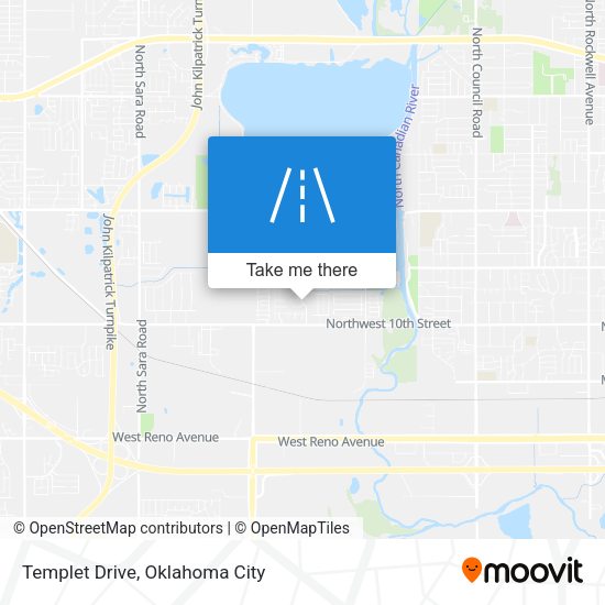 Templet Drive map