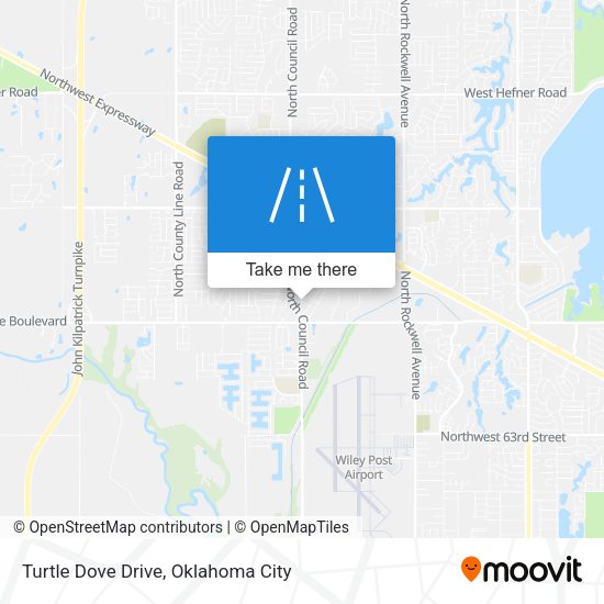 Turtle Dove Drive map