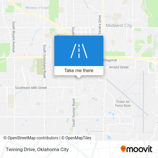 Twining Drive map