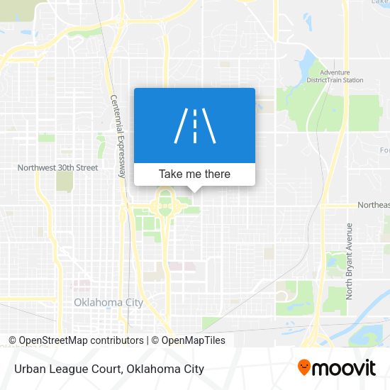 Urban League Court map