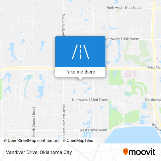 Vandiver Drive map