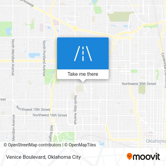 Mapa de Venice Boulevard