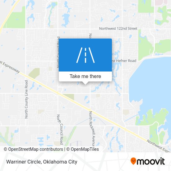 Mapa de Warriner Circle