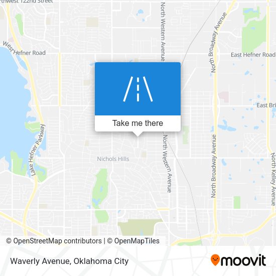 Mapa de Waverly Avenue