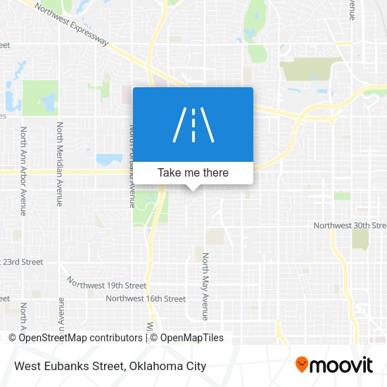 West Eubanks Street map