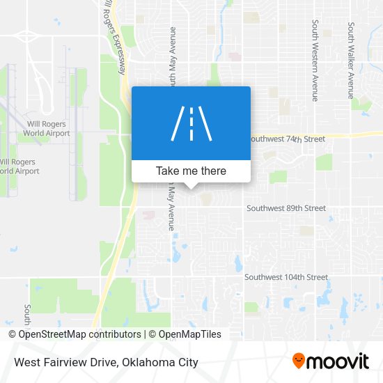 Mapa de West Fairview Drive