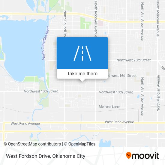 Mapa de West Fordson Drive