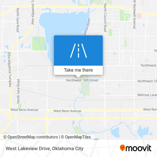West Lakeview Drive map