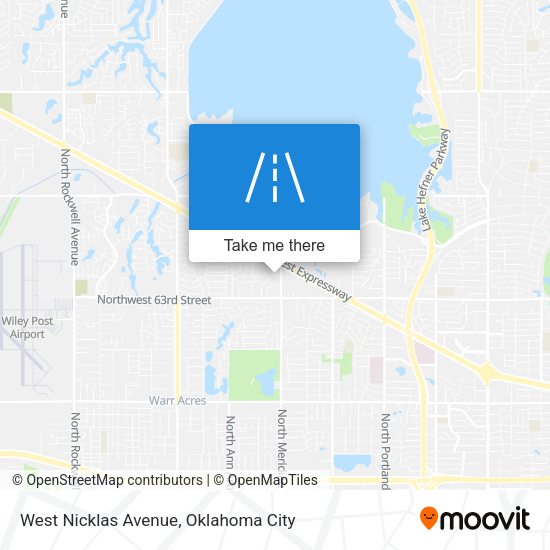 West Nicklas Avenue map