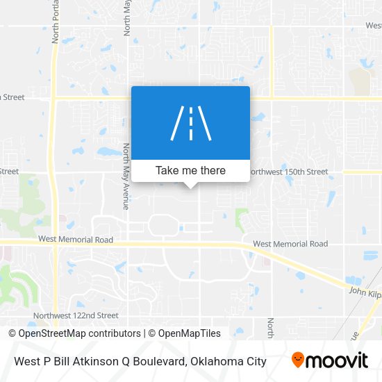 West P Bill Atkinson Q Boulevard map
