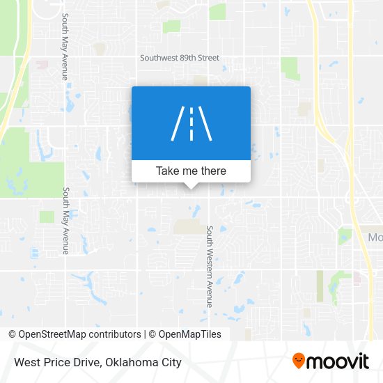 West Price Drive map