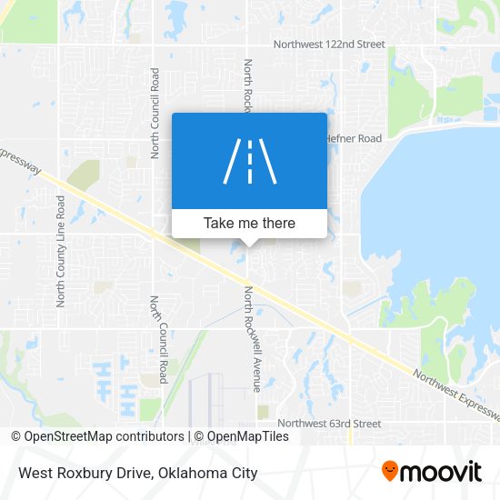 Mapa de West Roxbury Drive