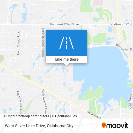 West Silver Lake Drive map