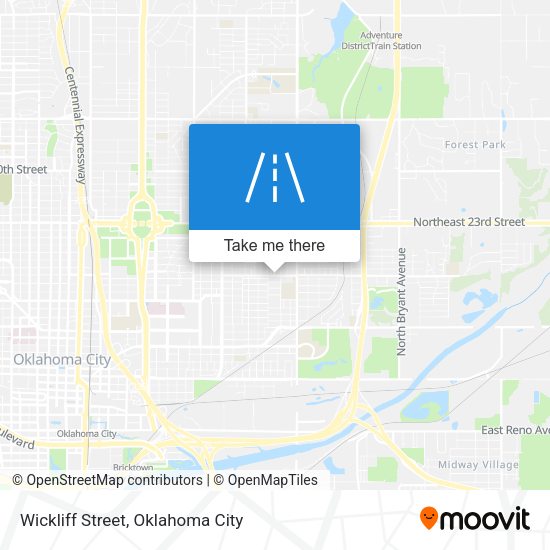 Wickliff Street map