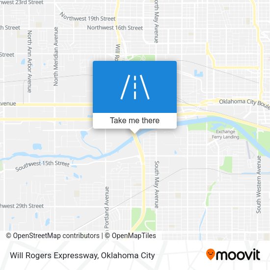 Will Rogers Expressway map