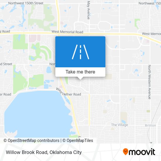Willow Brook Road map