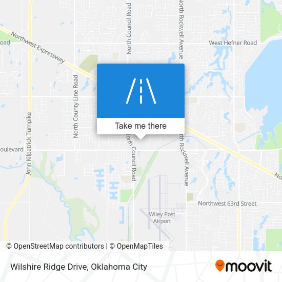Wilshire Ridge Drive map