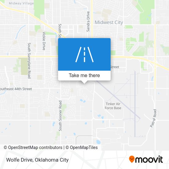 Mapa de Wolfe Drive